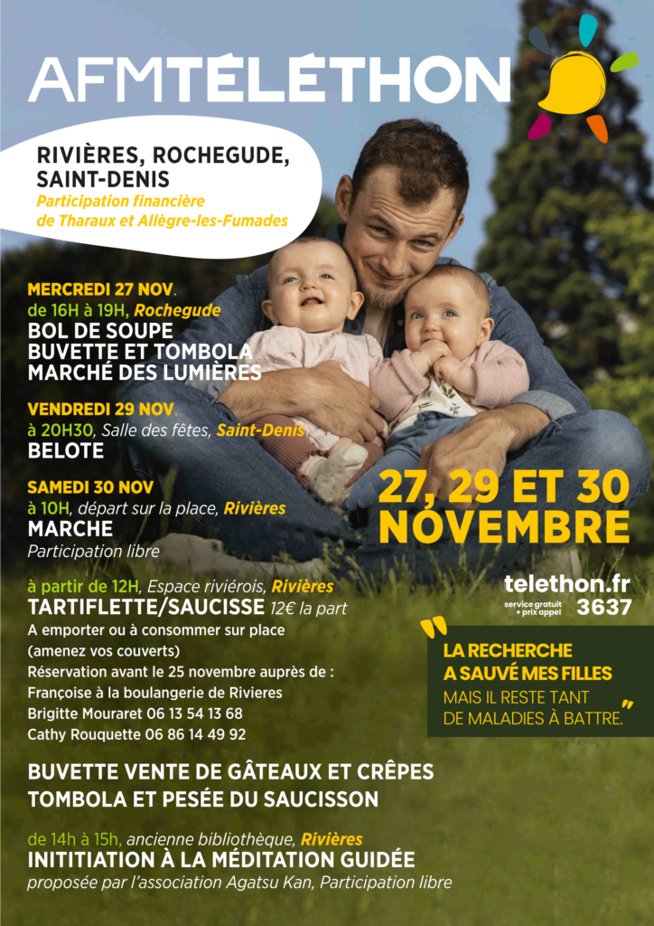 Téléthon samedi 30 novembre